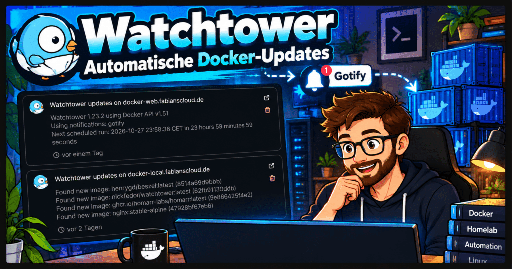 Watchtower für Docker im Test