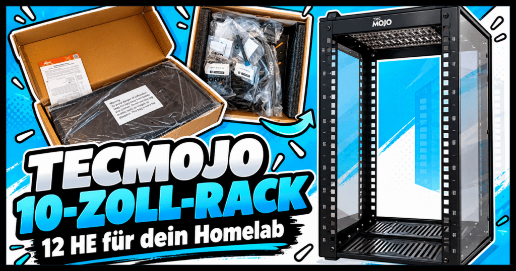 TecMOJO 10 Zoll Desktop Mini Rack